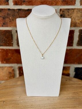 Howlite Stone Charm Necklace